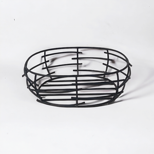 Custom Color Powder Coated Metal <b>Baskets</b> Unique Design Farmhouse Luxury Mold Fruits <b>Display</b> Iron Model OEM/ODM Decorative Gift - Product Image 4