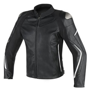 Chaqueta de cuero para hombre a precio razonable, chaqueta de cuero para carreras de motos en diferentes diseños, hecha en Pakistán - Product Image 6