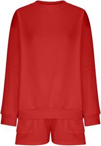 Fabriqué en usine Logo personnalisé 2 pièces 100% coton polaire femmes ensembles courts hiver décontracté Streetwear Sweat Shorts sweat tenues - Product Image 3