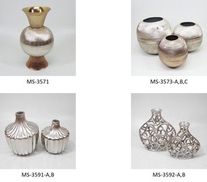 Vase à fleurs intemporel en aluminium avec motifs sculptés à la main méticuleusement fabriqués Un symbole de raffinement pour un cadre hôtelier exclusif - Product Image 6