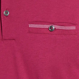 Vente chaude décontracté à manches courtes pour hommes pour polos Logo personnalisé couleur unie design respirant avec un nouveau style - Product Image 5