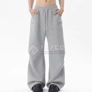 Pantalones de chándal de algodón ajustados para hombre a la moda cintura elástica secado rápido transpirable ligero Casual cómodo en Stock - Product Image 1