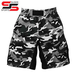 Short de boxe Mma pour hommes Short de boxe à taille élastique pour art martial sublimé - Product Image 3