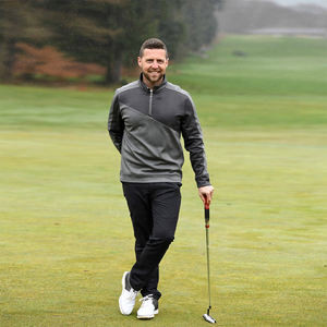 Best Selling Golf <b>Trousers</b> For Men's <b>Black</b> Color Moisture Wicking Spandex Casual Jogger Pants Stretch Golf Pants - Product Image 4