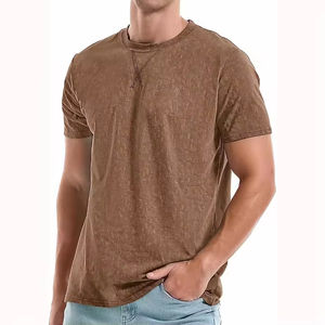 Camiseta de algodón 100% para hombre, precio al por mayor, moda informal holgada para jóvenes y adultos, estilo de punto Formal - Product Image 4
