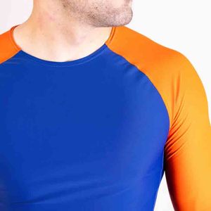 Rash Guard personnalisé vêtements de sport d'entraînement respirants chemises de fitness pour adultes nouveauté Rash Guard manches raglan - Product Image 3