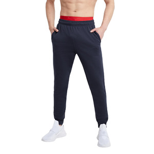 High Quality Cotton Blank Soft Men <b>Jogger</b> Men's Pants Winter Fleece <b>Cuffed</b> Pants Comfortable Elastic Waist Men's Trousers - Product Image 1