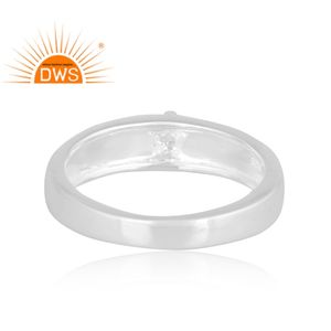 Anillo de banda simple de Plata de Ley 925 fina superventas, joyería personalizada para mujer, regalo para ella - Product Image 4