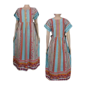 Robe de nuit d'été Chibi pour femmes robe de nuit longue respirante douce avec fermeture à la taille élastique Style simple grande taille en vente - Product Image 4