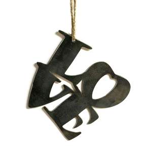 Ornements de Noël suspendus en métal avec détails complexes, idéaux pour offrir et décorer le salon ou le bureau - Product Image 1