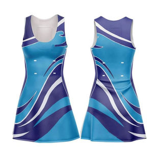 Uniforme de Netball Personalizado de Alta Calidad, 100% Poliéster, Antibacterial, Impresión Digital, Reversible, Sin Costuras, Transpirable y de Secado Rápido - Product Image 5