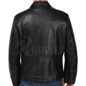 Custom Design <b>Leather</b> <b>Jacket</b> Solid Color <b>Men</b> <b>Leather</b> <b>Jacket</b> Streetwear <b>Men</b> <b>Leather</b> <b>Jacket</b> <b>For</b> <b>Sale</b> - Product Image 2