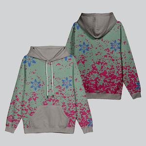 Sudaderas con capucha informales de talla grande para mujer, Jersey de invierno y otoño, sudadera con patrón sólido, logotipo personalizado, sublimación, longitud corta - Product Image 3