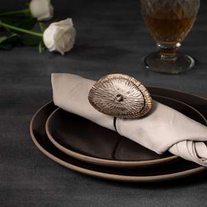 <b>Top</b> Trending Home Dinner Party Tableware <b>Decoration</b> Napkin Ring Gold Plated Napkin Ring Rounded Brass Metal Napkin Ring Holder - Product Image 6