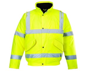 Venta caliente manga personalizada bloque de color cuello en V 100% chaqueta de poliéster pulóver bombardero bordado con diseño personalizado - Product Image 6
