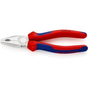 คีมปากแหลม KNIPEX ขนาด 180 มม. พร้อมด้ามจับหลายชิ้นส่วนเคลือบโครเมียม - Product Image 1