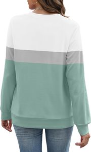 Suéteres de Invierno con Cuello Redondo Songlan para Mujer, Modernos, Lisos, de Manga Larga, con Bolsillos y Logotipo Frontal, 100% Algodón - Product Image 2