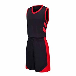 Vente en gros de maillots de basket-ball personnalisés en polyester noirs vêtements de sport imprimés respirants à séchage rapide uniformes de basket-ball numéro XS - Product Image 3