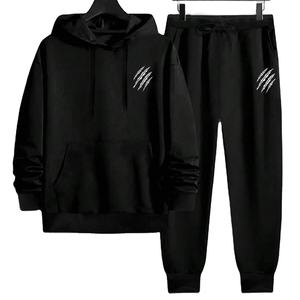 Chándal de forro polar de algodón para hombre Ultimate Comfort Experimente la combinación perfecta de estilo, comodidad y funcionalidad - Product Image 1