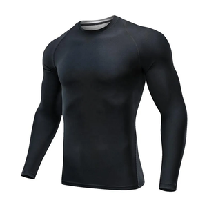 Maillots de compression respirants anti-UV personnalisés de qualité supérieure pour MMA et BJJ, 340g, séchage rapide, vêtements d'entraînement et de combat, vente en gros, faible MOQ - Product Image 1