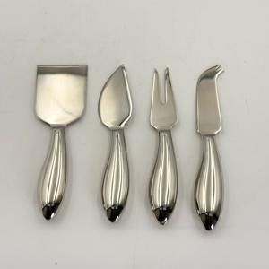 New Arrival Stainless Steel <b>Set</b> of 4 Mirror Polished with Box Cheese <b>Set</b> Suitable for Home Restaurant and Wedding Gift Use - Product Image 4