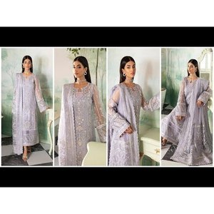 ชุดสูทผู้หญิง Gulaal Luxury Embroidered Lawn Edition'25-LIANA สองสี รุ่น TC-742 - Product Image 2