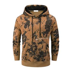 Hommes de haute qualité meilleur prix automne hiver pull décontracté tie-dye sweats à capuche 100% coton brodé Technique - Product Image 3