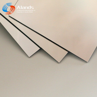 Alands Feuilles de miroir en plastique flexible Pmma Feuille acrylique dorée pour chambre à coucher Stickers muraux