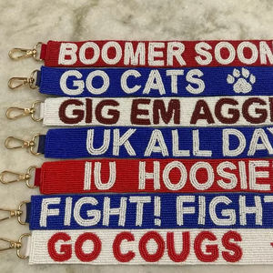 Correas de bolso con cuentas, elegantes y adornadas, hechas a mano con tela y cuentas de vidrio, monederos con cuentas, correas de guitarra para el día del partido y fiestas. - Product Image 1