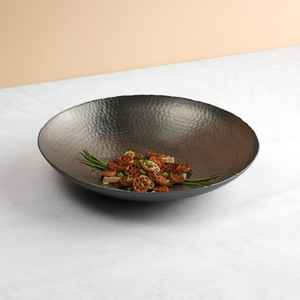 Tazón de Diseño Extranjero Estilo Plateado, Tazón Árabe para Servir, Tazón de Ensalada con Diseño Personalizado, Tazón Hecho a Mano de Tendencia, Tazón para Servir Alimentos - Product Image 5