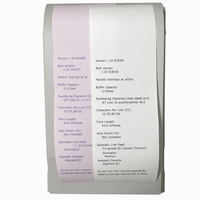 Rouleau de reçus autocopiants NCR 55 g/m² 2 plis blanc rose double format 76x76 76x70mm pour TPV, caisse enregistreuse, tickets, impression ATM, mandrin personnalisé