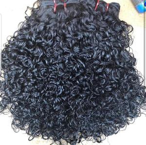 Grado 15A Extensiones de cabello de templo alineado con cutícula sin procesar Cabello humano virgen indio crudo Sur DE LA India de origen al por mayor - Product Image 1