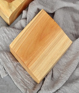 Cendrier porte-cigare classique carré en bois réutilisable en gros Accessoires pour cigares écologiques Cendrier pour cigares en gros - Product Image 5