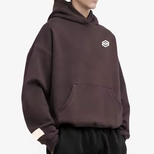 Sudadera con capucha extragrande de nuevo diseño para hombre de algodón 100%, buen Material con patrón sólido, impresión Digital, temporada de invierno, suministro ODM - Product Image 3