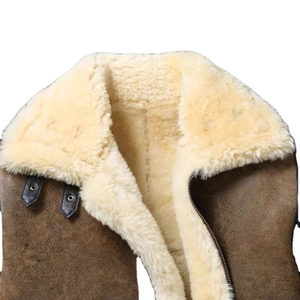 Chaqueta de cuero para mujer, piel de oveja de gama alta, estilo clásico de Moto con cuello levantado y silueta delgada para contornear el cuerpo - Product Image 4