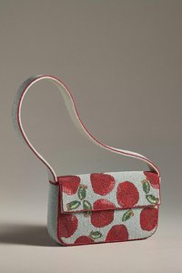 กระเป๋าแอปเปิ้ลลูกปัด: กระเป๋าสะพายไหล่โบโฮทำด้วยมือพร้อมงานปัก - Product Image 2