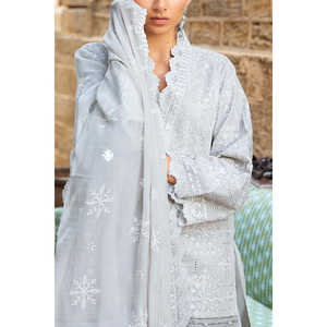 Conjunto de 3 Piezas para Mujer, Traje Bordado con Bordes y Dupatta de Chifón FE-52130 - Product Image 2