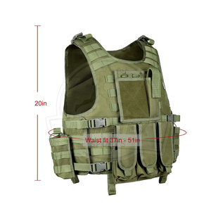 Chaleco Táctico para Hombre, Servicio OEM del Fabricante, Carcasa de Lona y Nailon Transpirable, Logotipo Personalizable, Resistente al Viento, Secado Rápido, Ecológico - Product Image 3