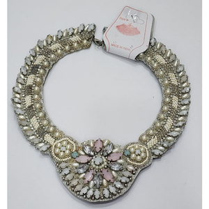 Nouveaux accessoires de mode collier en résine de luxe fait à la main pour fiançailles utiliser résine personnalisé dernier charme de fête - Product Image 5