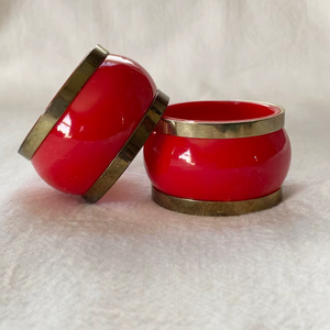 Ronds de serviette, ronds de serviette en rotin, ronds de serviette en osier, décor de table - Product Image 1