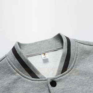 Chaqueta con letras de estilo callejero para hombre con logotipo personalizado, MOQ bajo, ropa de moda para exteriores con cuello levantado para uso diario - Product Image 3