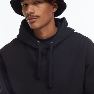 Sudadera con Capucha de Felpa 100% Algodón Personalizable, Corte Holgado, Informal, Bordada, ODM Premium, Ropa de Calle de Invierno, Estampada, Gruesa, 6XL - Product Image 3