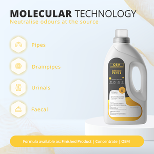 Odour Neutraliser Drainpipe Yellow Formula: Drainpipe, Sewer, Urine and Faecal Odours - 1L <b>Bottle</b> - OEM / Private Label - Product Image 2