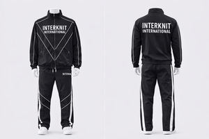 Ensemble de survêtement à capuche pour homme, 100 % polyester, imprimé, respirant, séchage rapide, idéal pour la course et le sport - Product Image 3