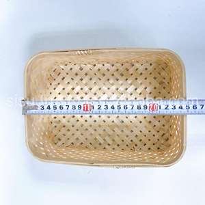 Juego de cestas de bambú para decoración y almacenamiento de mesa ecológicos para cocina y sala de estar - Product Image 6