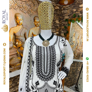 เสื้อ georgette และพลาซโซพร้อม dupatta แฟนซีชุดปาร์ตี้ออกแบบใหม่ - Product Image 6