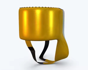 Protège-aine en cuir PU véritable sur mesure, réglable et protecteur, nouvelle forme, dernier modèle, protège-aine de Taekwondo personnalisé - Product Image 4