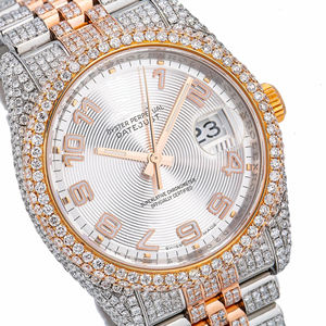 Montre pour homme en diamant moissanite entièrement sertie, mouvement automatique, luxe, glacée - Product Image 2