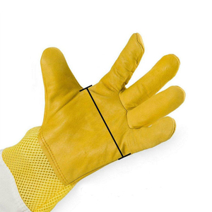 Gants de travail en cuir personnalisés de haute qualité gants d'apiculture fonction ignifuge Protection des bras de la main raisonnable - Product Image 2
