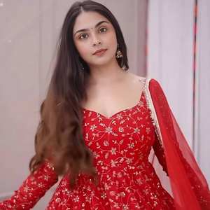 Vestido Anarkali de Georgette Listo para Usar para Mujer, Vestido Étnico Festivo con Bordado Pesado y Lentejuelas - Product Image 1